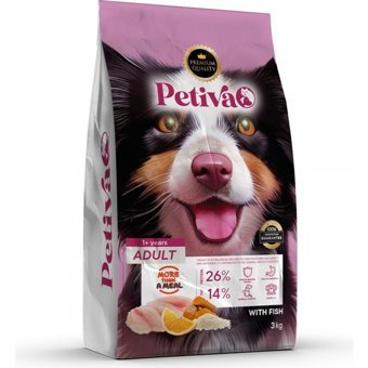 Petiva Tavuklu Yetişkin Kuru Köpek Maması 3 kg