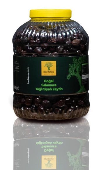Hacı Kuşçu Zeytinyağı Siyah Zeytin 3.4 kg