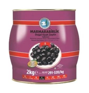 Marmarabirlik Siyah Zeytin Teneke 2 kg
