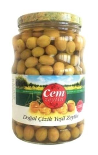 Cem Zeytin Çizik Yeşil Zeytin 1 kg