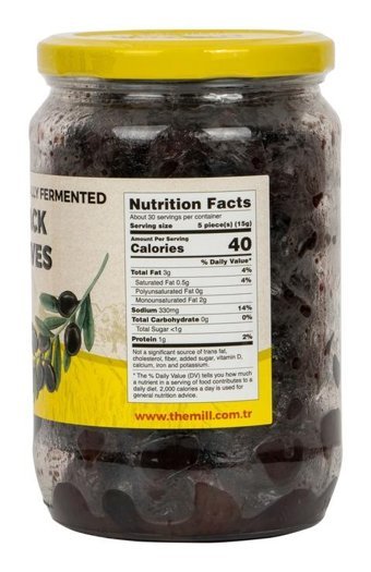 The Mill Siyah Zeytin Kavanoz 450 gr