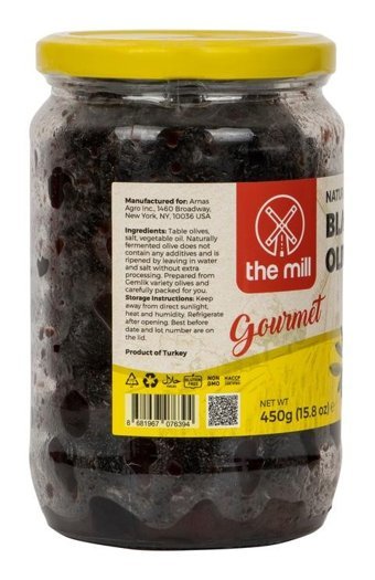 The Mill Siyah Zeytin Kavanoz 450 gr