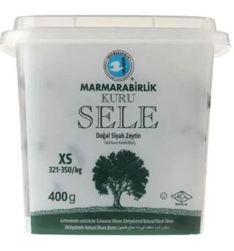 Marmarabirlik Sele Siyah Zeytin 3x400 gr
