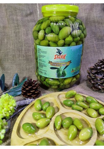Sazak Çizik Yeşil Zeytin 5 lt