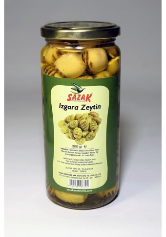 Sazak Izgara Yeşil Zeytin 300 gr