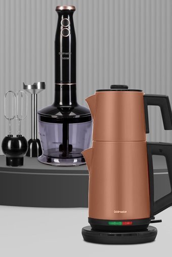 Goldmaster Maxigold 30 Parça Elektronik Çeyiz Seti Rose Gold