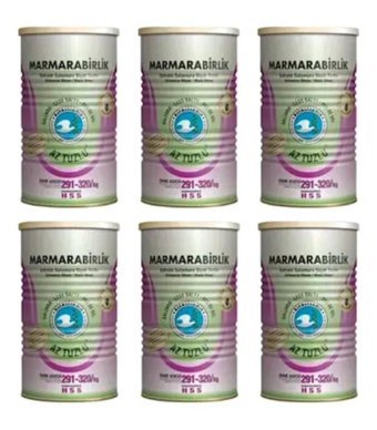 Marmarabirlik Az Tuzlu Siyah Zeytin 6x400 gr