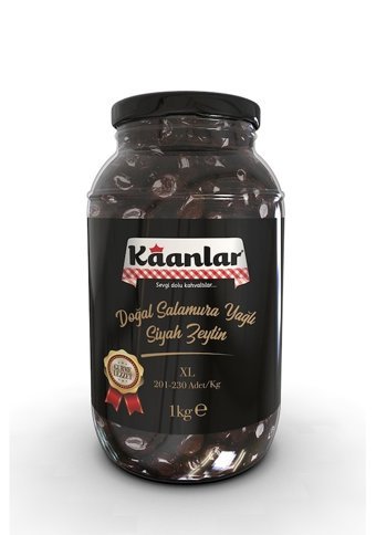 Kaanlar Siyah Zeytin 1 kg