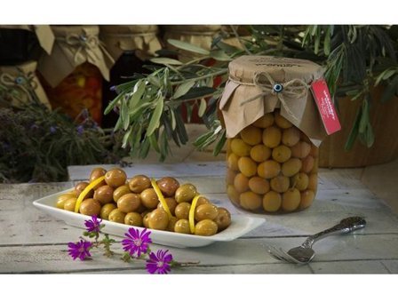 Hasanbey Çiftliği Çizik Yeşil Zeytin 450 gr