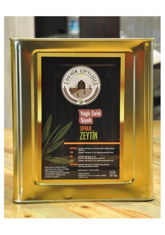 Demir Çiftliği Sele Siyah Zeytin 10 kg