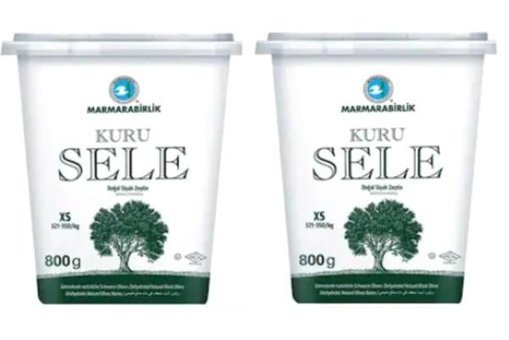 Marmarabirlik Sele Siyah Zeytin 2x800 gr