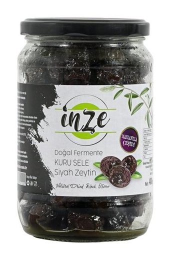 İnze Sele Siyah Zeytin 400 gr