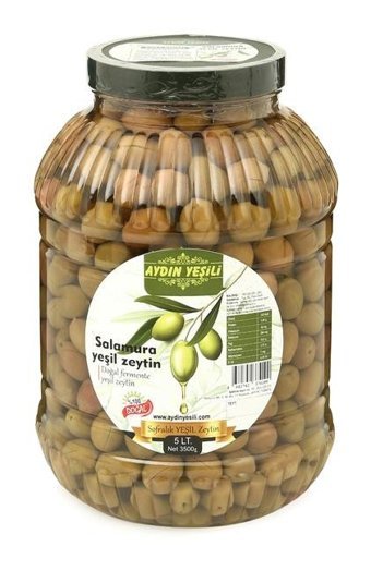 Aydın Yeşili Çizik Yeşil Zeytin 5 lt