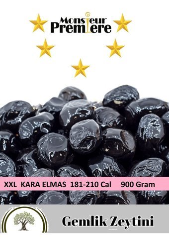 Monsieur Premiere Siyah Zeytin 900 gr