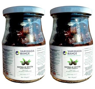 Yarımada Bahçe Az Tuzlu Siyah Zeytin 380 gr