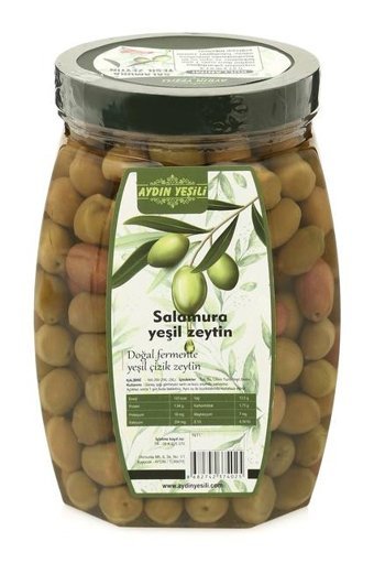 Aydın Yeşili Çizik Yeşil Zeytin 1.25 kg