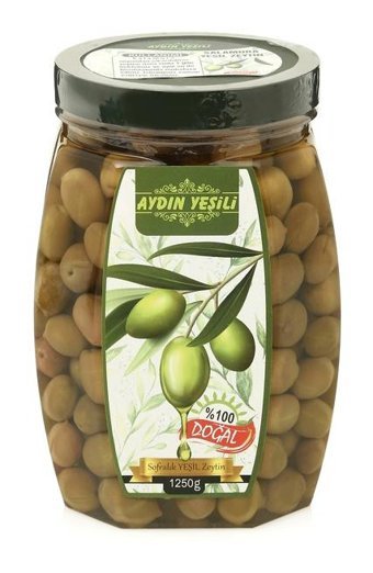 Aydın Yeşili Çizik Yeşil Zeytin 1.25 kg