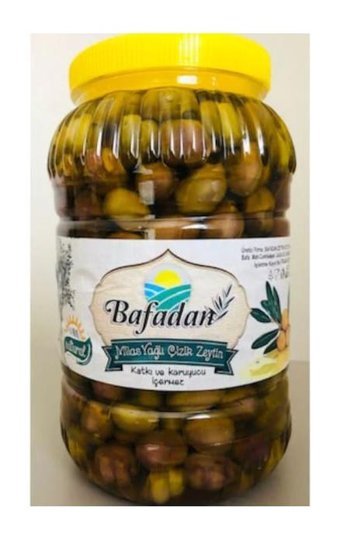 Bafadan Çizik Yeşil Zeytin 3 kg