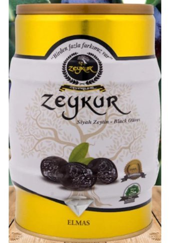 Zeykur Siyah Zeytin Teneke 1 kg