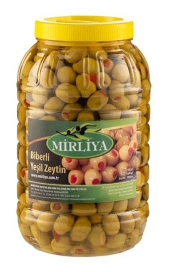 Mirliya Yeşil Zeytin 2 kg