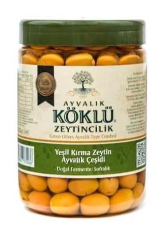 Ayvalık Köklü Zeytincilik Yeşil Zeytin 1 lt