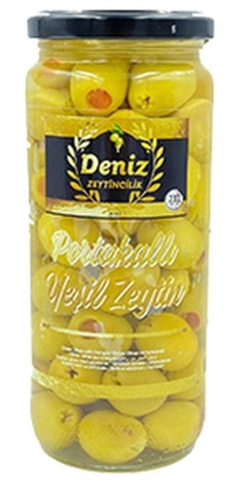 Deniz Zeytincilik Yeşil Zeytin Kavanoz 280 gr