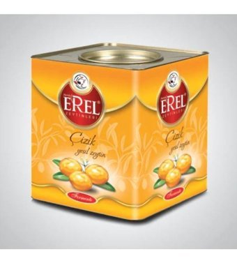 Erel Zeytinleri Çizik Yeşil Zeytin Teneke 10 kg