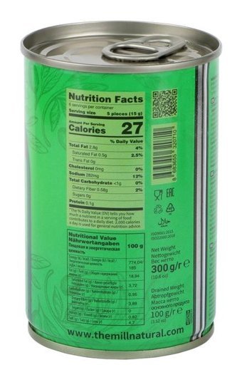 The Mill Yeşil Zeytin 300 gr