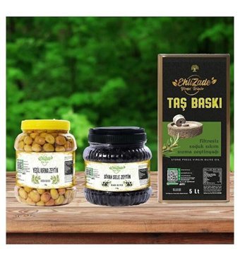 Ehlizade Sele Yeşil Zeytin 1 kg