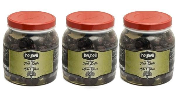 Heybeli Siyah Zeytin 3x1 kg