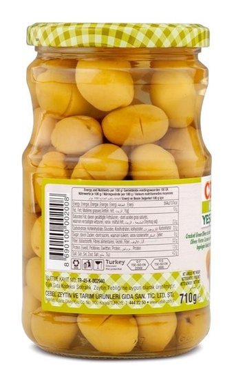 Cebel Yeşil Zeytin Kavanoz 400 gr