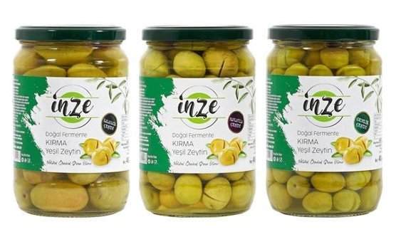 İnze Yeşil Zeytin Paket 3x400 gr
