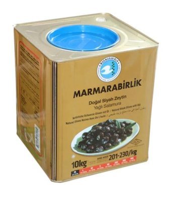Marmarabirlik Siyah Zeytin Teneke 10 kg