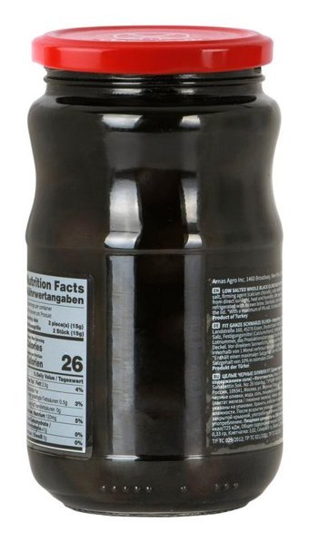 The Mill Az Tuzlu Siyah Zeytin Kavanoz 350 gr
