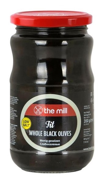 The Mill Az Tuzlu Siyah Zeytin Kavanoz 350 gr
