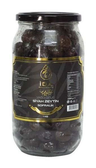 İdayvalık Sele Siyah Zeytin 1 kg