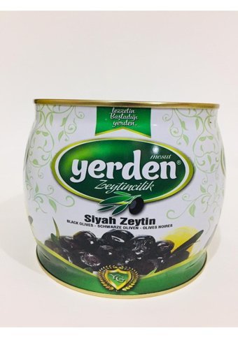 Yerden Zeytincilik Siyah Zeytin 1.3 kg