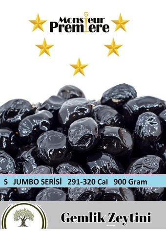 Monsieur Premiere Sele Siyah Zeytin 900 gr