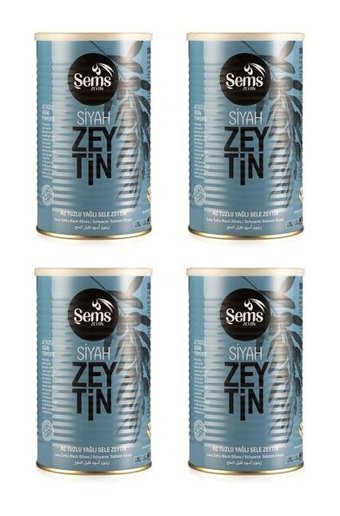 Şems Siyah Zeytin 3.6 kg