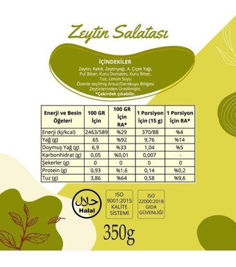 Dağbey Yöresel Yeşil Zeytin 350 gr