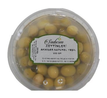 Sadıcım Kokteyl Yeşil Zeytin Kavanoz 650 gr