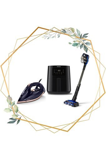 Philips 8000 Series-Azur-3000 Series 3'lü Elektronik Çeyiz Seti Siyah