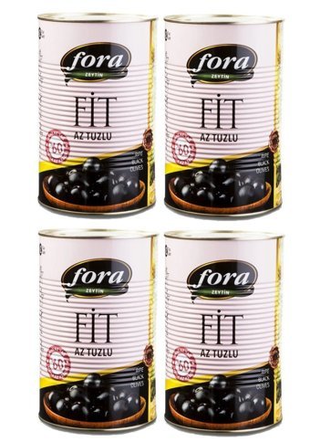 Fora Az Tuzlu Siyah Zeytin 4x720 gr