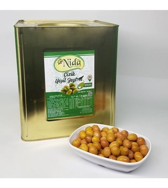 Nida Çizik Yeşil Zeytin 10 kg