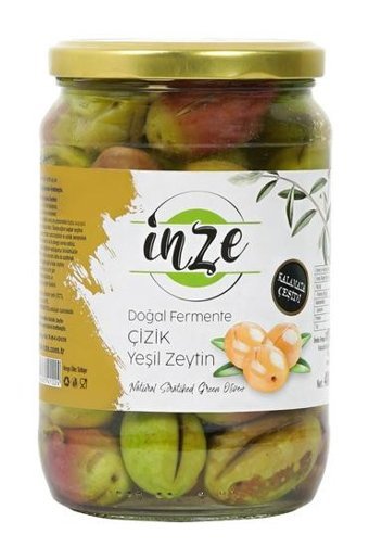 İnze Çizik Yeşil Zeytin 400 gr
