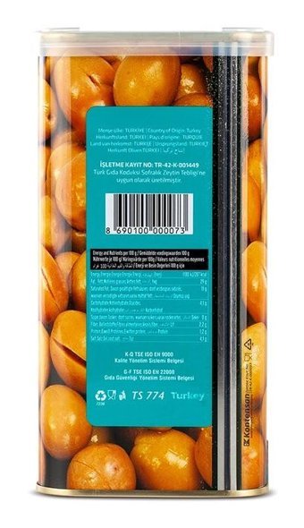 Cebel Çizik Yeşil Zeytin Teneke 1.4 kg