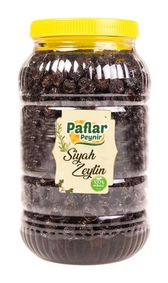Paflar Peynircilik Siyah Zeytin 3 kg