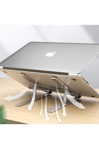 Pst Katlanabilir Alüminyum Dikey Ayarlanabilir Taşınabilir Ayaklı Hareketli Laptop Standı