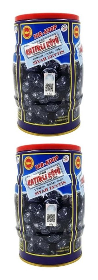 Tar-Koop Siyah Zeytin 2x1 kg