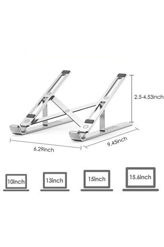 Pst Katlanabilir Alüminyum Dikey Ayarlanabilir Taşınabilir Ayaklı Hareketli Laptop Standı